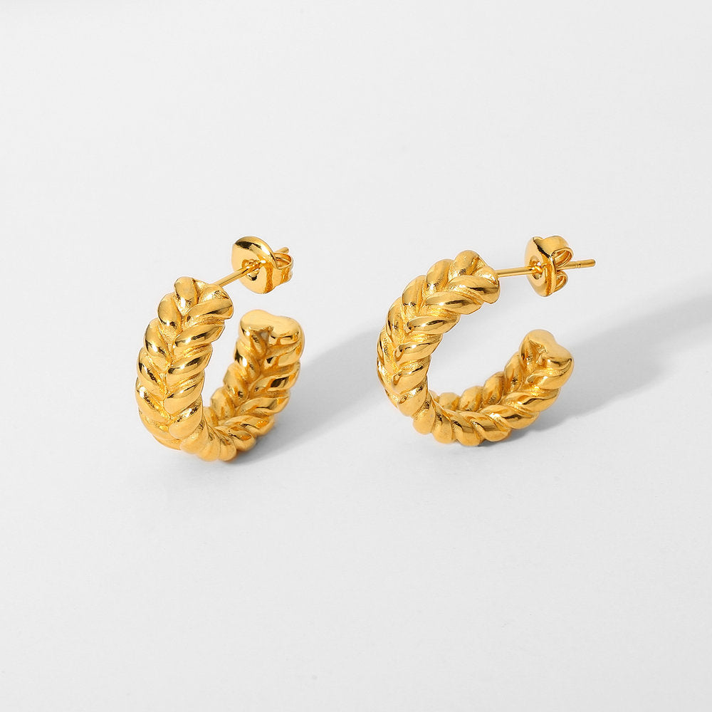 Francesca's hot sale gold earrings