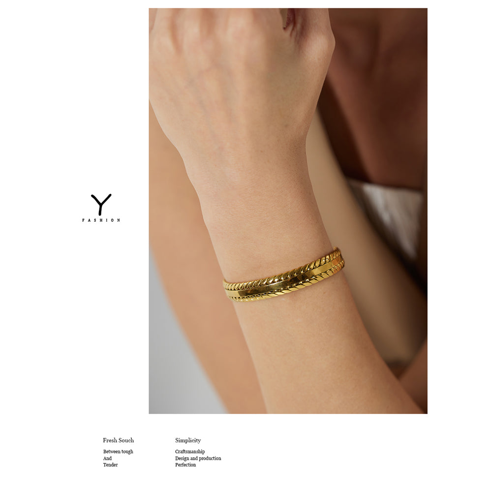 Simplicity Yellow Gold Bangle